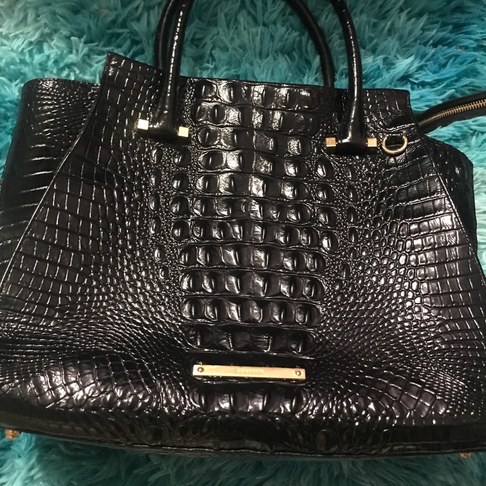 Used  Priscilla Satchel Brahmin